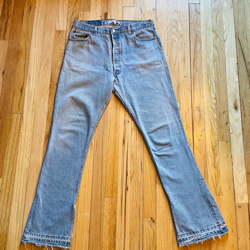 Re/done Levi The Elsa Sz Jeans Light Wash Sz 30 inseam 33"